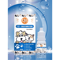 Dung Dịch Bổ Sung Canxi Cho Chó Mèo Q8 Canxi Nano Plus 20ml - Paddy Pet Shop