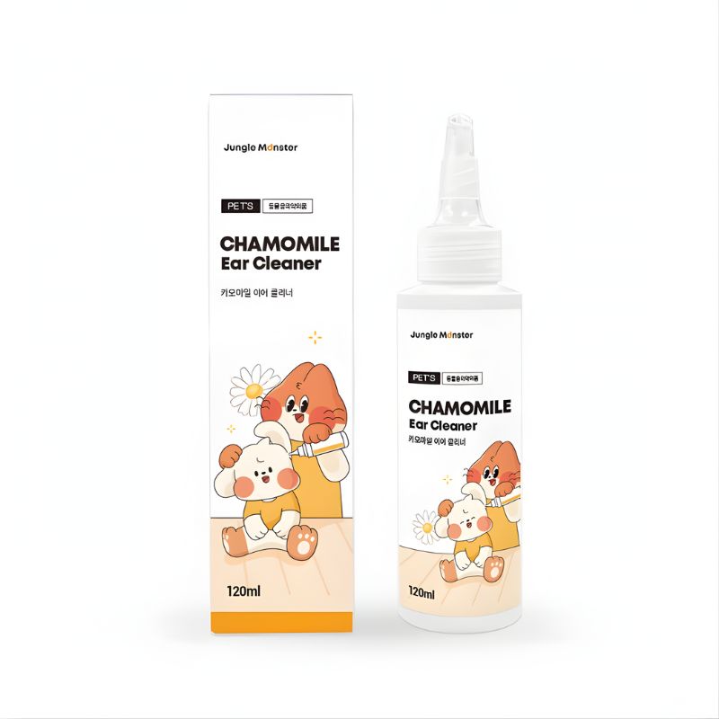 Dung Dịch Vệ Sinh Tai Cho Chó Mèo Jungle Monster Chamomile 120ml