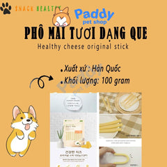 Snack Cho Chó Phô Mai Que Natural Lab 100g - Paddy Pet Shop