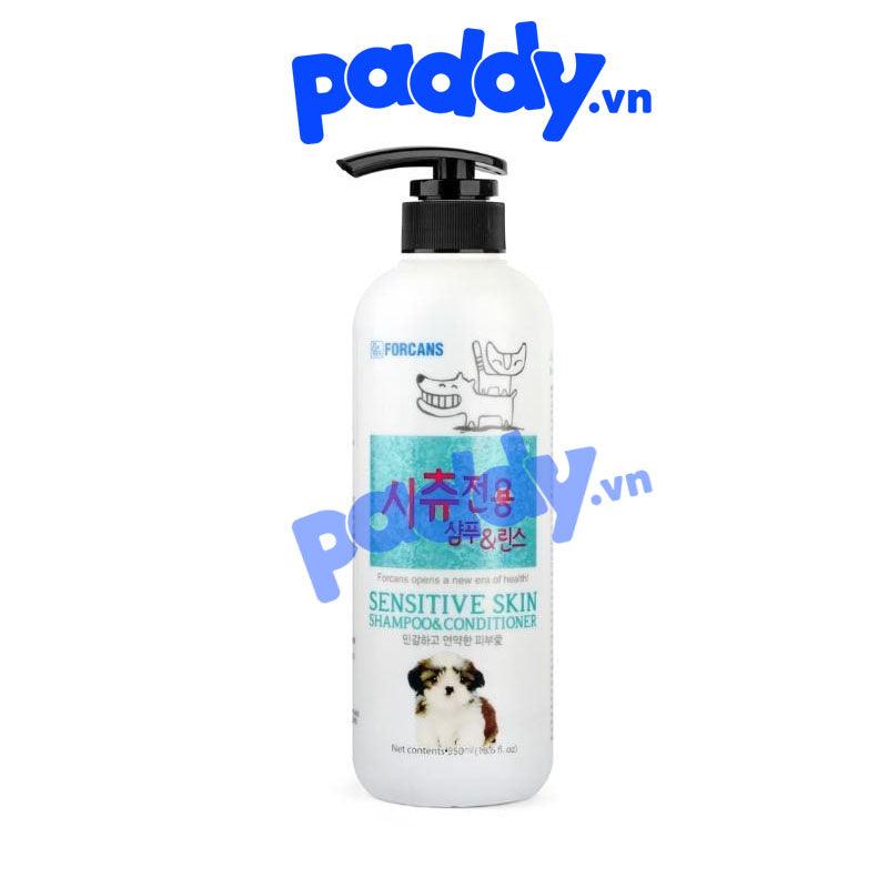 Sữa Tắm Chó Da Nhạy Cảm Forcans Shih Tzu 550ml - Paddy Pet Shop