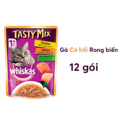 Pate Mèo Trưởng Thành Whiskas Tasty Mix 70g - Paddy Pet Shop