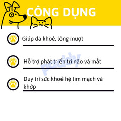 Gel Dầu Cá Bổ Sung Omega 3 Shiny Cho Mèo Bossen