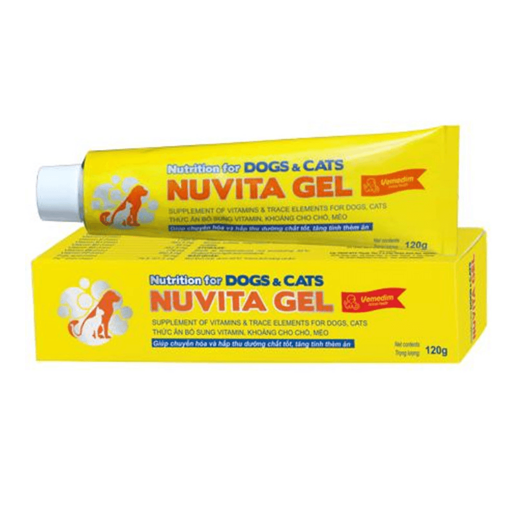 Gel Dinh Dưỡng Nuvita Cho Chó Mèo 120g - Paddy Pet Shop