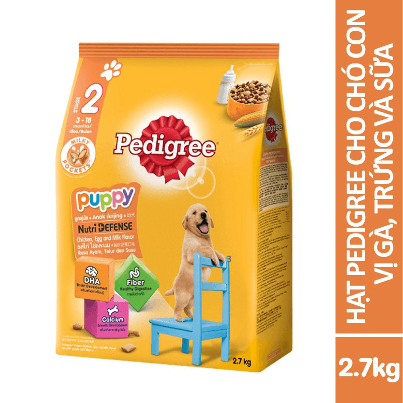 Hạt Cho Chó Con Pedigree Puppy Vị Gà & Trứng - Paddy Pet Shop