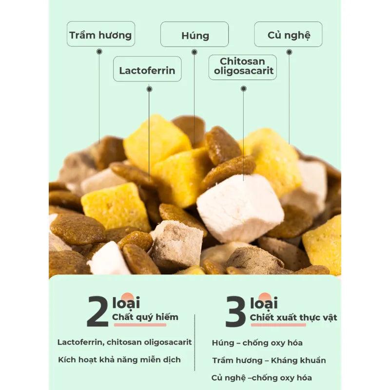 Hạt Cho Chó Lemo Vị Gà Mix Topping 1.5kg - Paddy Pet Shop