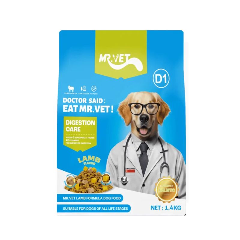 Hạt Cho Chó Mr Vet  D1 Chăm Sóc Hệ Tiêu Hoá