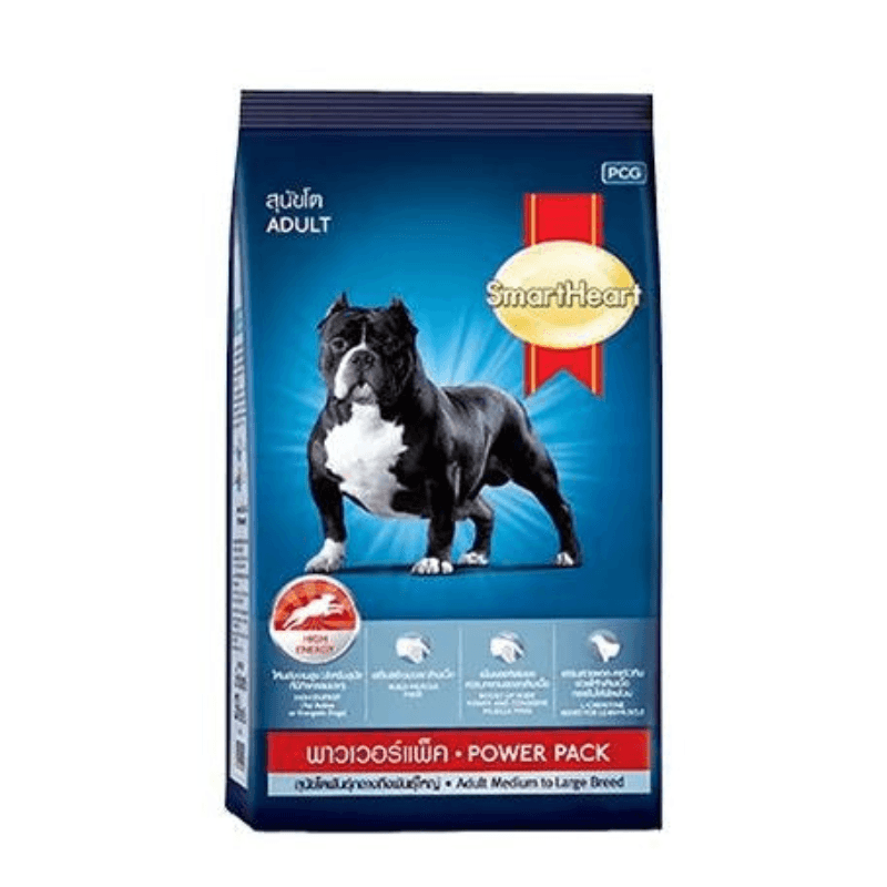 Hạt Cho Chó Trưởng Thành SmartHeart Power Pack Adult 3kg - Paddy Pet Shop