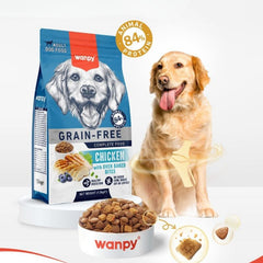 Hạt Cho Chó Wanpy Không Ngũ Cốc Mix Thịt Viên