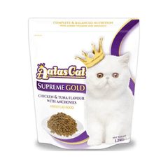 Hạt Cho Mèo Aatas Cat Pacific Gold Cá Hồi & Cá Cơm 1.2kg - Paddy Pet Shop