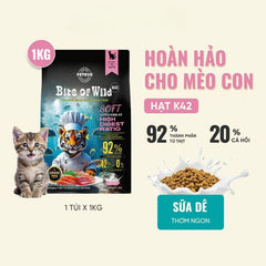 Hạt Cho Mèo Bite of Wild Không Ngũ Cốc Nhiều Thịt 1Kg