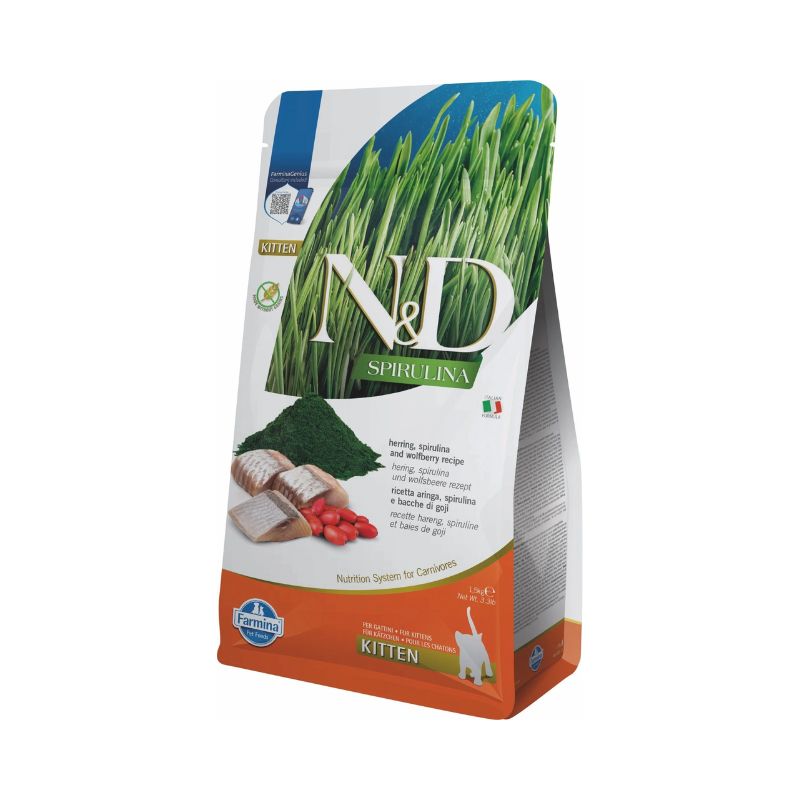 Hạt Cho Mèo Con N&D SPIRULINA Kitten