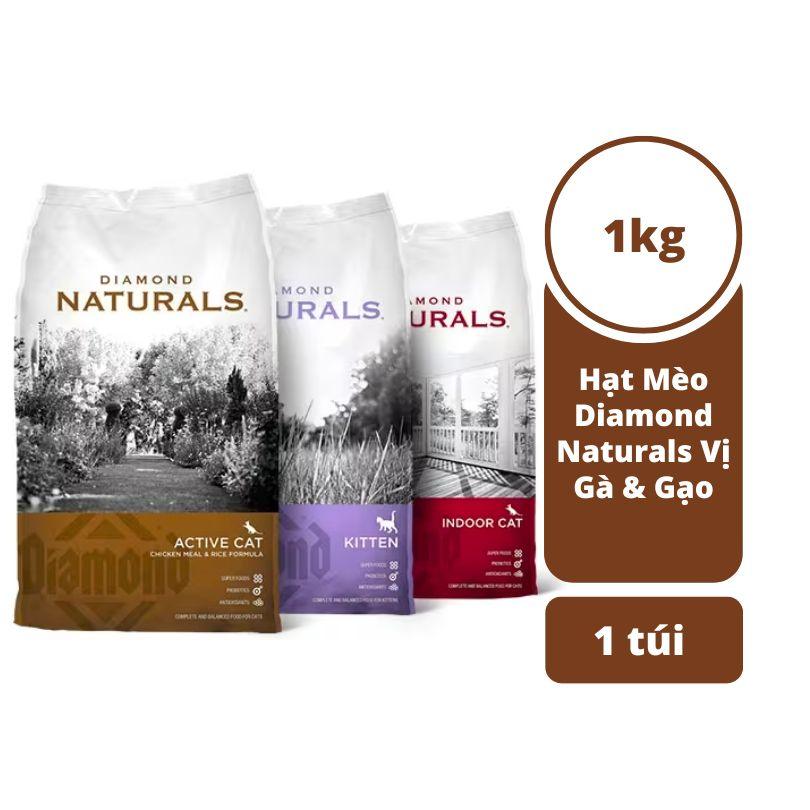 Thức Ăn Mèo Hạt Diamond Naturals Vị Gà Và Gạo - Paddy Pet Shop