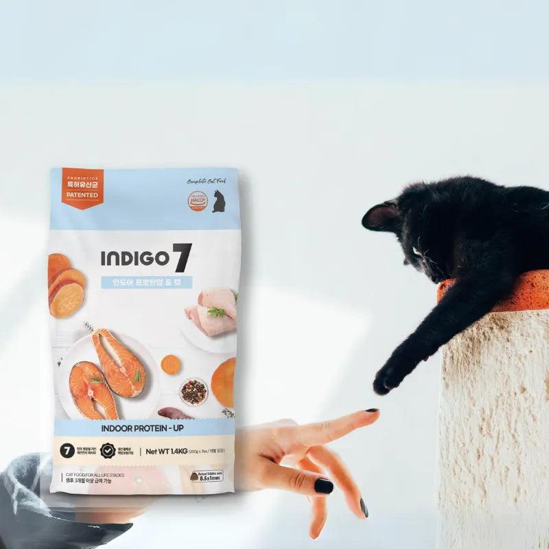 Hạt Cho Mèo Indigo 7 Indoor Protein Cao, Ít Chất Béo - Paddy Pet Shop