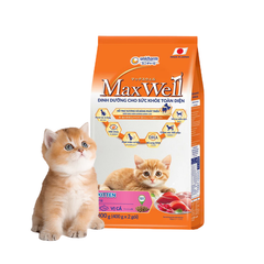 Hạt Cho Mèo Max Well Giàu Xơ Giảm Nôn Trớ (Nhật Bản)