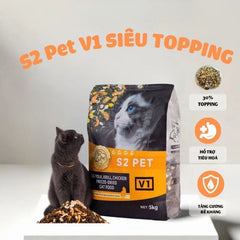 Hạt Cho Mèo Mọi Lứa Tuổi S2Pet V1-V2-V3