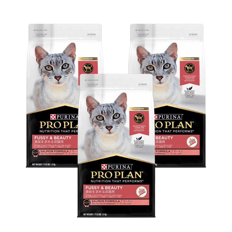 Hạt Cho Mèo Purina Proplan Fussy & Beauty 1.5kg - Paddy Pet Shop