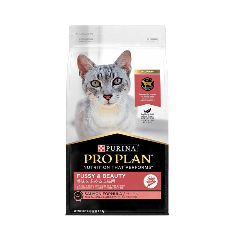 Hạt Cho Mèo Purina Proplan Fussy & Beauty 1.5kg - Paddy Pet Shop