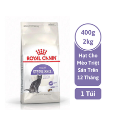Thức Ăn Hạt Cho Mèo Trưởng Thành Triệt Sản Royal Canin Sterilised