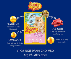 Pate Cho Mèo Con Và Mèo Trưởng Thành Super Cat 85g