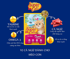 Pate Cho Mèo Con Và Mèo Trưởng Thành Super Cat 85g