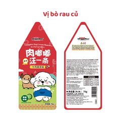 Pate Sốt Kem Cho Chó Vị Rau Củ Doggyman 70g