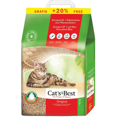 Cát Gỗ Cho Mèo Cat's Best ORIGINAL Vón Cục Khử Mùi & Vi Trùng