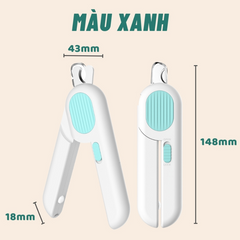 Kềm Cắt Móng Cho Chó Mèo Đèn Led PetQ