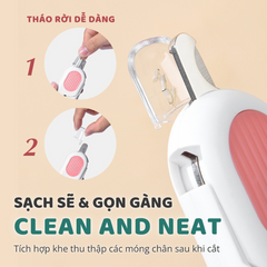 Kềm Cắt Móng Cho Chó Mèo Đèn Led PetQ