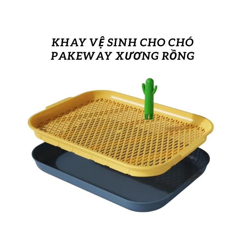 Khay Vệ Sinh Cho Chó Pakeway Xương Rồng - Paddy Pet Shop