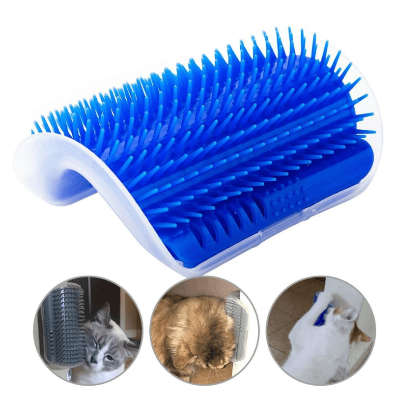 Lược Cố Định Cho Mèo Tự Chải Lông Chứa Cỏ Mèo