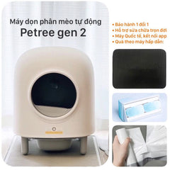Máy Dọn Phân Tự Động Cho Mèo Petree Version 2
