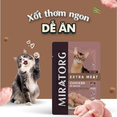 Pate Cho Mèo Miratorg Thơm Ngon 80g