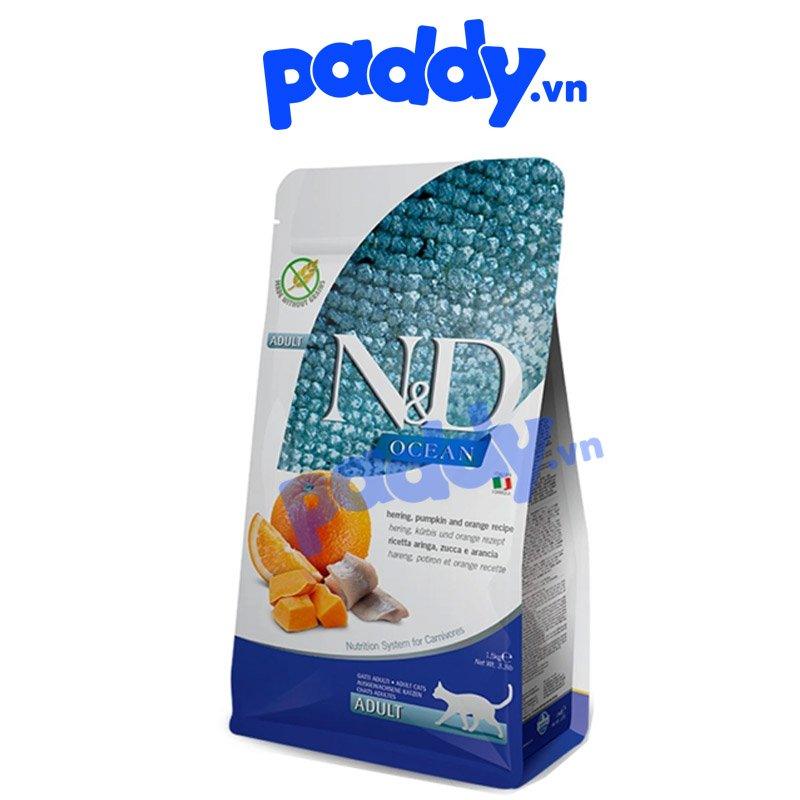 Hạt Cho Mèo Trưởng Thành N&D Dòng Ocean - Paddy Pet Shop