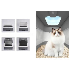 Nhà Vệ Sinh Cho Mèo Có Đèn Led - Paddy Pet Shop