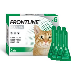 Nhỏ Gáy Trị Ve Rận, Bọ Chét Frontline Plus Cho Mèo Trên 2 Tháng