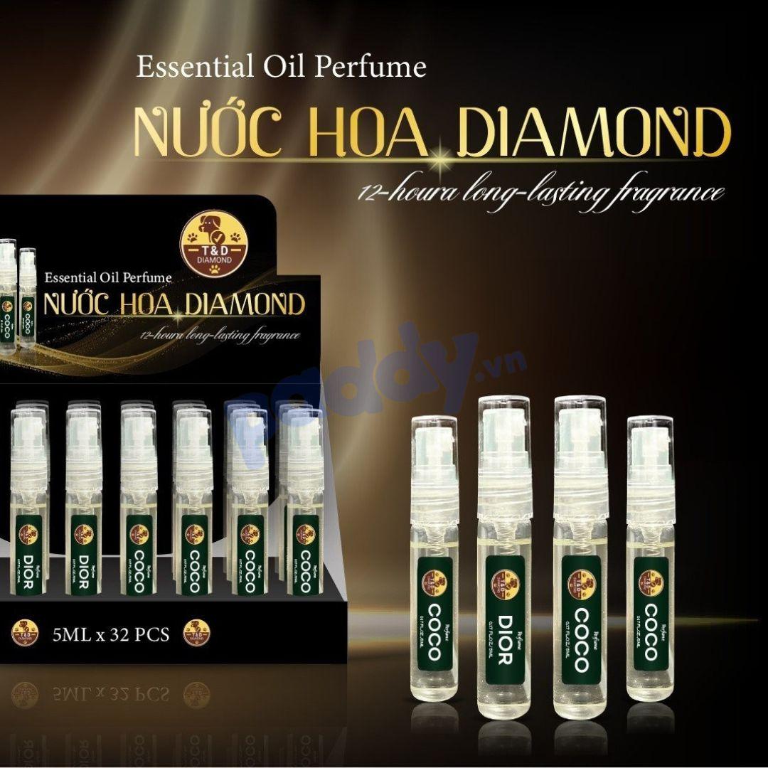 Nước Hoa Diamond Cho Chó Mèo Lưu Hương 12h - Paddy Pet Shop