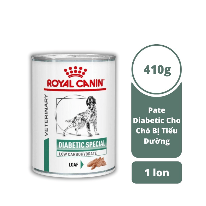 Pate Cho Chó Bị Tiểu Đường Royal Canin Diabetic 410g - Paddy Pet Shop