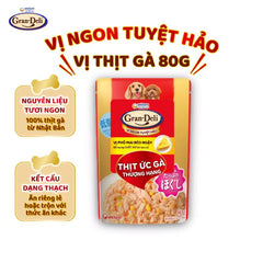 Pate Cho Chó Gran Deli Dạng Thạch 80g