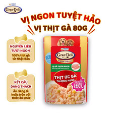 Pate Cho Chó Gran Deli Dạng Thạch 80g