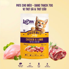 Pate Cho Mèo Lapaw Dạng Thạch 70g