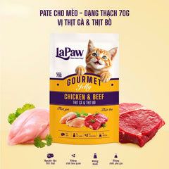 Pate Cho Mèo Lapaw Dạng Thạch 70g