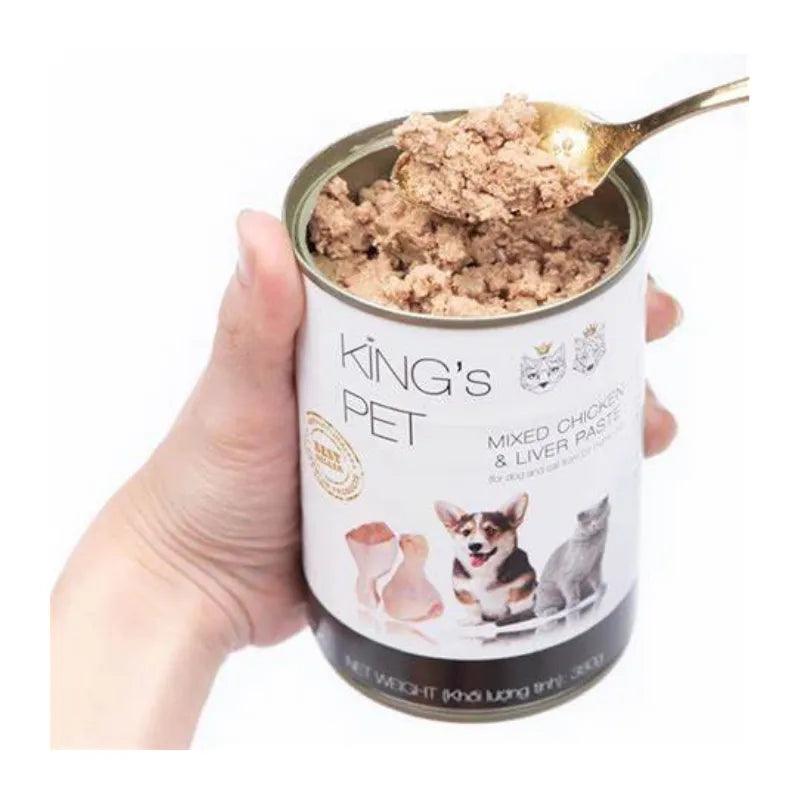 Pate Cho Chó Mèo Mọi Lứa Tuổi Thịt Tươi Kings Pet (Lon 380g) - Paddy Pet Shop