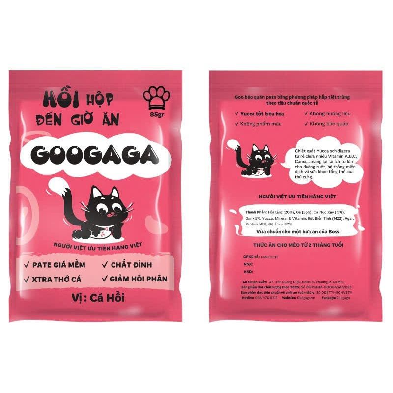 Pate Cho Mèo Mọi Lứa Tuổi Googaga