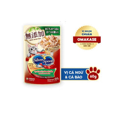 Pate Cho Mèo Silver Spoon Dạng Thạch & Sốt 60g