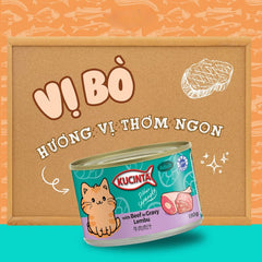 Pate Cho Mèo Trưởng Thành Kucinta Lon 150g