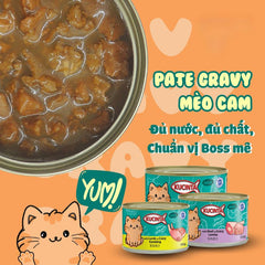 Pate Cho Mèo Trưởng Thành Kucinta Lon 150g