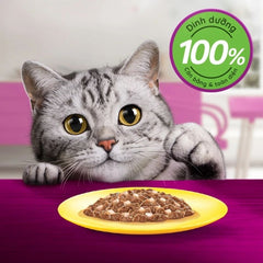 Pate Cho Mèo Whiskas 80g [Hộp 6 gói]