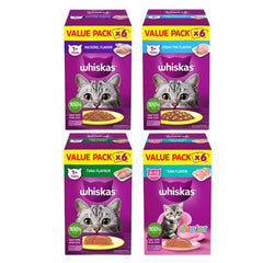 Pate Cho Mèo Whiskas 80g [Hộp 6 gói]