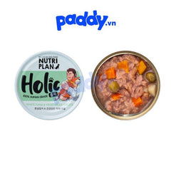 Pate Cho Chó Thịt & Rau Củ Nutri Plan Holic (Lon 85g) - Paddy Pet Shop