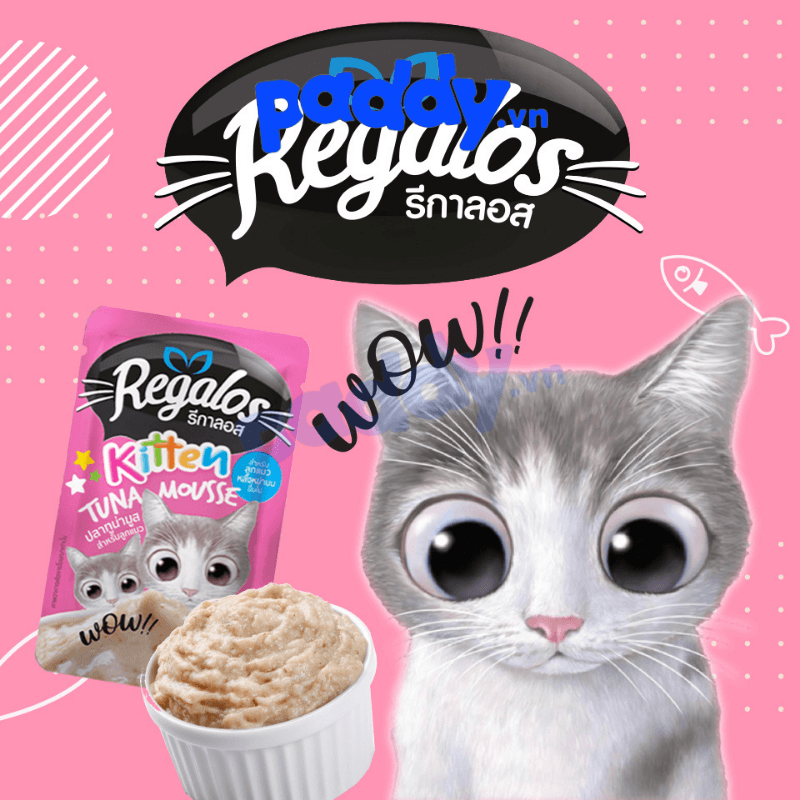 Pate Mèo Con Regalos Kitten Cá Ngừ 70g - Paddy Pet Shop